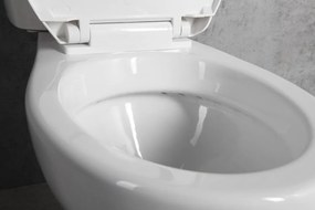 Aqualine MANUEL WC kombi, dvojtlačidlo 3/6l, spodný odpad, biela PS8814