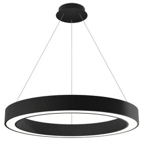 LED2 - LED Stmievateľný luster na lanku SATURN LED/60W/230V 3000K/4000K čierna