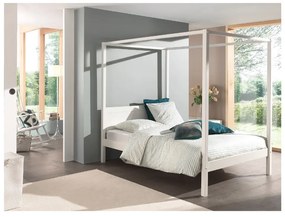 Biela detská posteľ 140x200 cm PINO CANOPY – Vipack