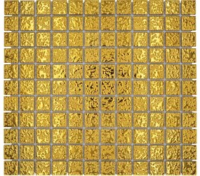 Keramická mozaika GO 282 zlatá 30,2 x 33 cm