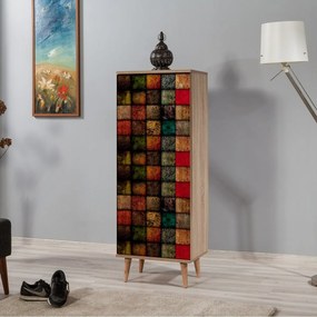 Skrinka na topánky Mega Sonoma Oak Cubes