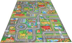 TA Koberec B-529 FLANNEL PRINTED Sivý Obdĺžnikový Rozmer: 200x300 cm