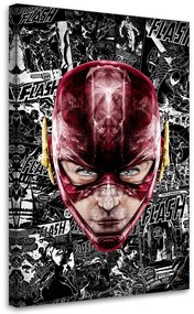 Gario Obraz na plátne Flash červená tvár superhrdinu - Rubiant Rozmery: 40 x 60 cm