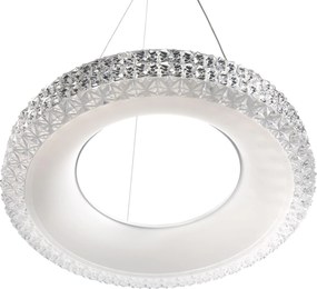 Toolight Toolight, LED závesné osvetlenie 40cm, 24W, 4000K, MS001-CP, ružové zlato, OSW-09610