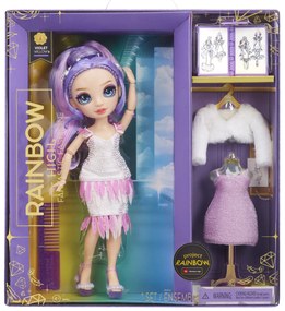 MGA Rainbow High Fantastic Fashion Doll – Violet Willow