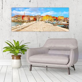 Obraz - Staré istrijské mesto v Poreči, Chorvátsko (120x50 cm)