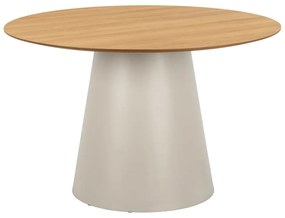 Okrúhly jedálenský stôl s doskou v dubovom dekore ø 120 cm Soli – Actona