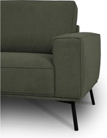 Tmavozelená ženilková rohová pohovka (ľavý roh/do L) Amsterdam – Scandic