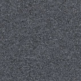 Tmavosivá čalúnená jednolôžková posteľ s roštom 90x200 cm Basti – Ropez