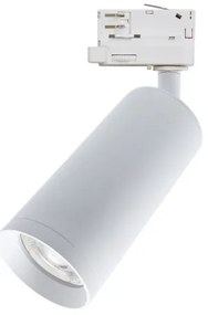 Bodové svietidlo do lištového systému MICA 1xGU10/25W/230V 3-fázové biela