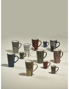 Červené hrnčeky na espresso z kameniny v súprave 4 ks 100 ml Hela – Villa Collection