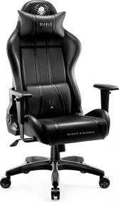 Herné kreslo z eko-kože King Size, čierna: Diablo X-One 2.0