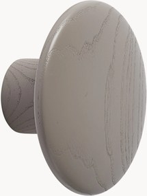 Nástenný háčik z dubového dreva Dots, Ø 9 cm