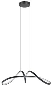 Eglo 901159 - LED RGBW Stmievateľný luster na lanku CALAROSSA-Z LED/22W/230V čierna