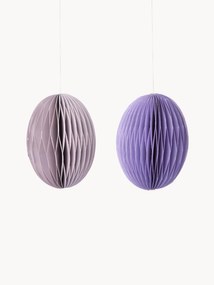 Ručne vyrobené veľkonočné závesné dekorácie Honeycomb, 2 ks