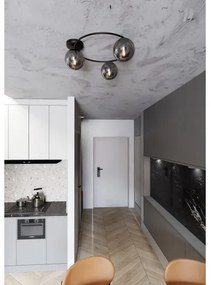 Stropné svietidlo SOPRA 3xE14/10W/230V čierna