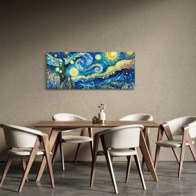 Obraz – Mozaika hviezdnej noci (120x50 cm)