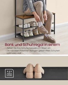 Vešiakový stojan s botníkom HSR421B01