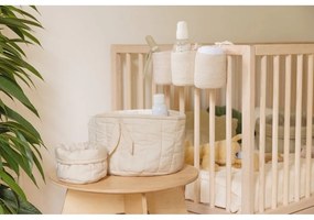 Krémové látkové detské úložné boxy v súprave 2 ks ø 30x20 cm Bambia Natural – Lorena Canals