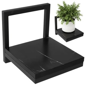 Stojan na kvety TORGET čierny mramor