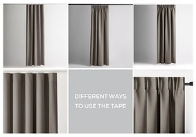 Zatemňovací termo záves taupe 140x270 cm Pleat – Restilo