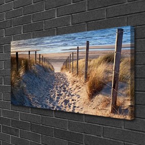 Obraz na plátne Chodník more príroda 125x50 cm