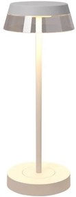 Redo 90306 - LED Stmievateľná stolná lampa ILUNA LED/2,5W/5V 3000 mAh IP65 biela
