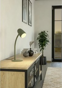 Eglo 901831 - Stolná lampa CARLO 1xE14/18W/230V zelená