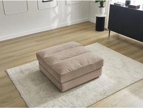 Taupe zamatová podnožka Sierra – Bobochic Paris