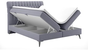 Kontinentálna posteľ 160 cm Molera (fialová) (s úložným priestorom). Vlastná spoľahlivá doprava až k Vám domov. 1020324