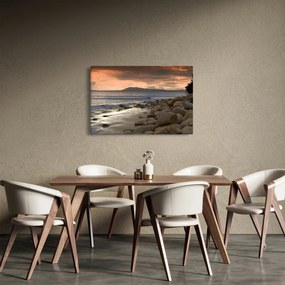 Obraz - More a hory (90x60 cm)
