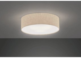 Béžové stropné svietidlo s textilným tienidlom ø 40 cm Thor – Fischer &amp; Honsel
