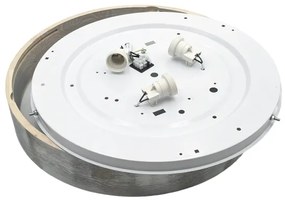 Brilagi - Stropné svietidlo PINO 3xE27/15W/230V borovicové/strieborné pr. 47,5 cm