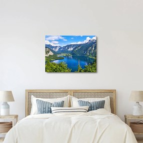 Obraz - Halštatské jazero, Hallstatt, Rakúsko (70x50 cm)