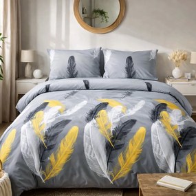 SATÉNOVÉ OBLIEČKY SATYNLOVE 180X200 CM, 2KS 70X80 CM VZOROVANÉ