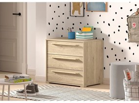 Detská komoda v prírodnej farbe 68x62x43 cm Sam – Vipack