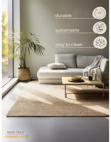 Jutový koberec v prírodnej farbe 160x230 cm Bouclé – Hanse Home