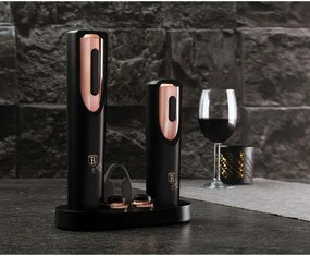 Elektrické otvárače vína darčekový set 6 ks Berlingerhaus Black Rose Collection BH-9134
