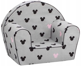 Detské kresielko MINI - Myška Minnie - šedé
