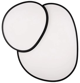 Čierne LED stropné svietidlo 63.5x77 cm Rise – Trio