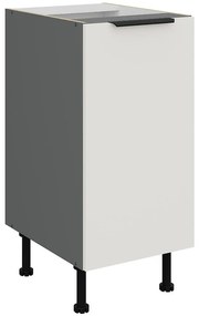 Kuchynská skrinka Aria-Wh/Ant Anti Fingerprint 40d 1f Bb