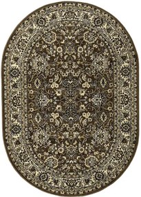 Koberce Breno Kusový koberec PRACTICA ovál 59/DMD, hnedá, viacfarebná,200 x 290 cm