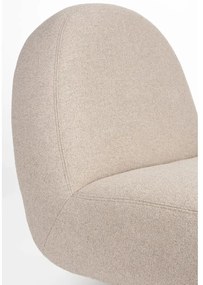 Béžové otočné kreslo Eden – Zuiver