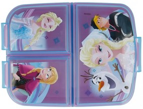 Multibox na desiatu Ľadové kráľovstvo - Frozen s 3 priehradkami