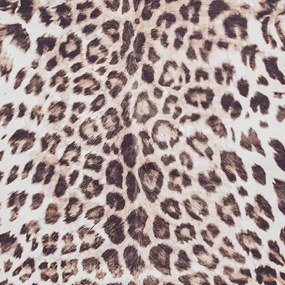 Hnedo-béžový koberec 155x130 cm Faux Leopard - Think Rugs