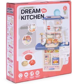 Detská kuchynka s LED, zvukmi a 10 doplnkami
