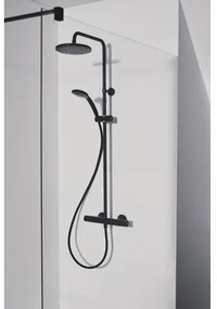 Sprchový systém s termostatickou batériou Ideal STANDARD Ceratherm čierny A7545XG