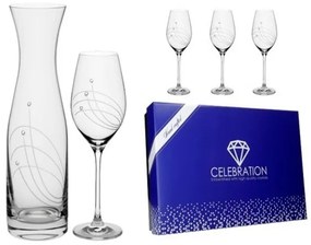 CRYSTALS CLASSIC set na víno (1 + 4)