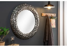 Zrkadlo 41430 Ø82cm Mosaic silver-aluminium  - Komfort-nábytok