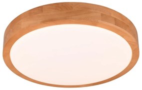 Svetlohnedé LED stropné svietidlo ø 40 cm Iseo – Trio